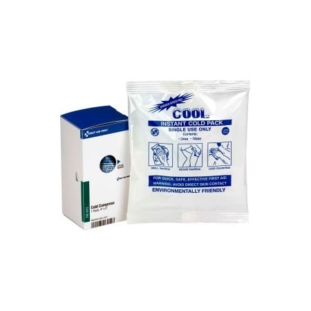 Acme United First Aid Only FAE-6012 SmartCompliance Refill Cold Pack, 4" X 5", 1/Box FAE-6012